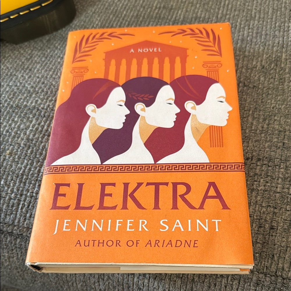 Elektra Novel with Orange and Red Cover
